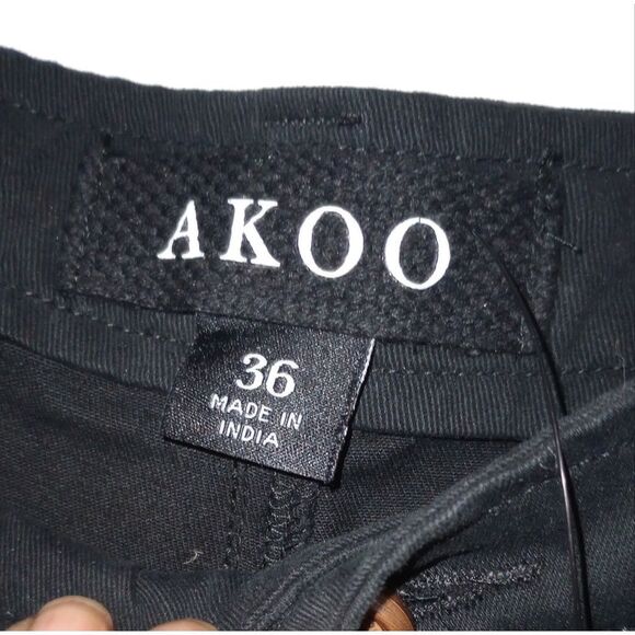🆕🩳Akoo Kilamanjaro Shorts, Blk, Sz 36 - Picture 6 of 11